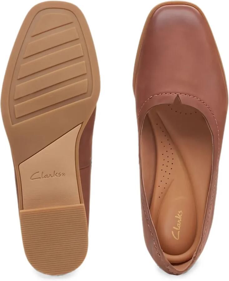 Clarks Originals Pure Walk platte leren pumps Bruin - Foto 2