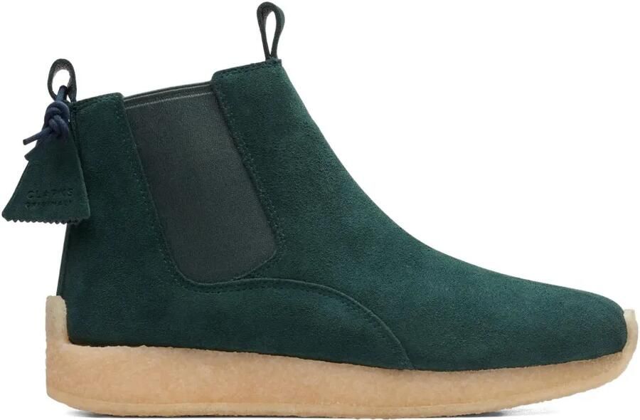 Clarks Originals Radlett suède Chelsea laarzen Groen