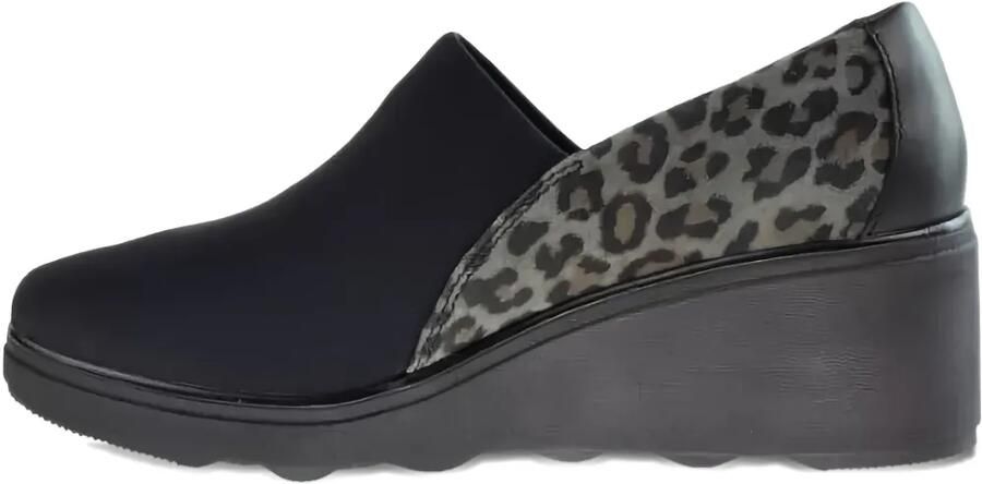 Clarks Originals Sandalen met luipaardprint Zwart