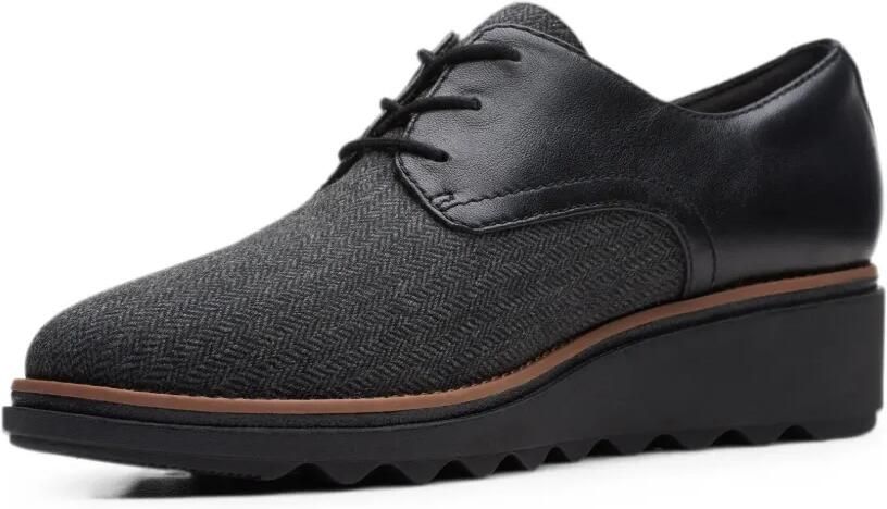 Clarks Originals Sharon Rae derby veterschoenen Zwart - Foto 2