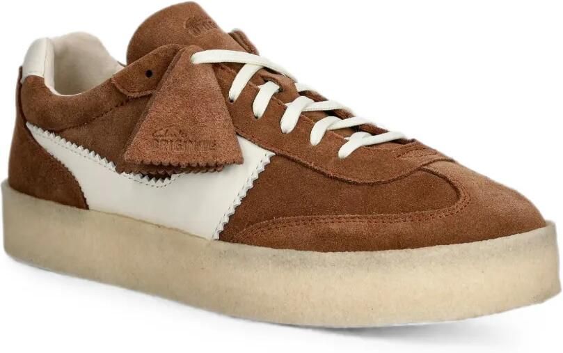 Clarks Originals Sneakers met suède vlakken Bruin