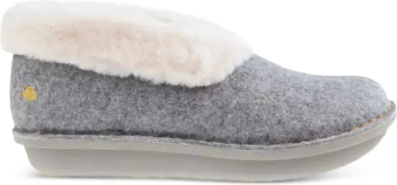 Clarks Originals Step Flow Low sandalen met afwerking van bont Grijs - Foto 3