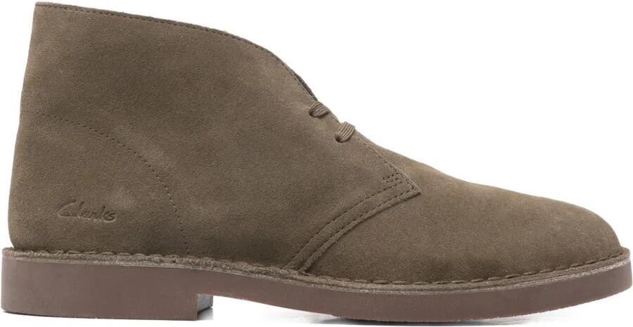 Clarks Originals Suède veterlaarzen Groen