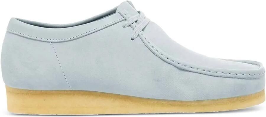 Clarks Originals Suède veterschoenen Blauw