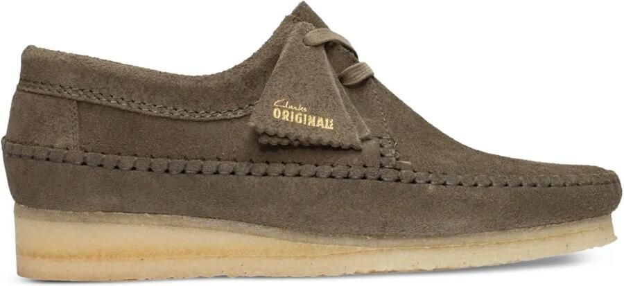 Clarks Originals Suède veterschoenen PALE KHAKI SUEDE