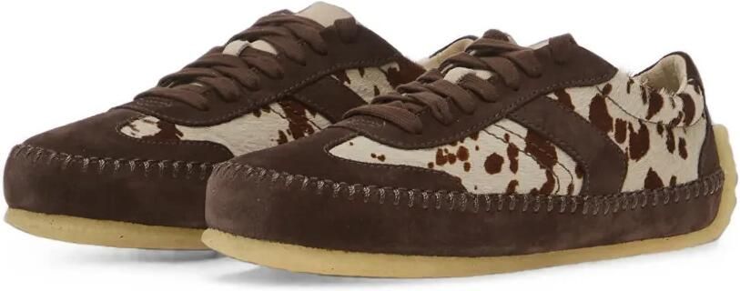 Clarks Originals Tor Low sneakers met dierenprint Bruin - Foto 3