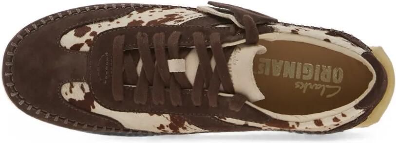 Clarks Originals Tor Low sneakers met dierenprint Bruin - Foto 4