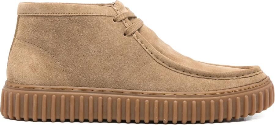 Clarks Originals Torhill Hi leren veterlaarzen Beige