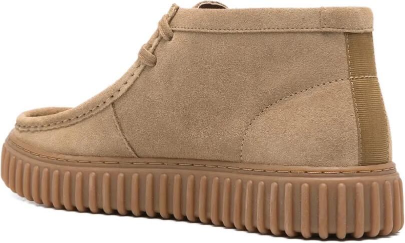 Clarks Originals Torhill Hi leren veterlaarzen Beige - Foto 3