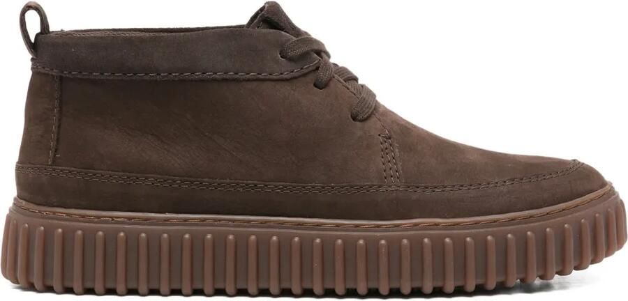 Clarks Originals Torhill Lace Hi leren veterlaarzen Bruin