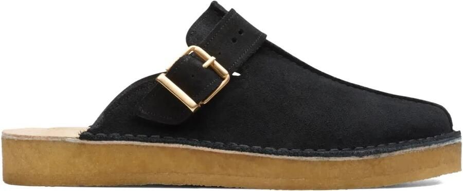 Clarks Originals Trek "Black" muiltjes Zwart