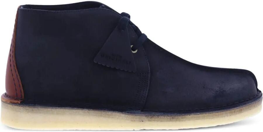 Clarks Originals Trek Hi "Dark Navy Suede" desert boots Blauw