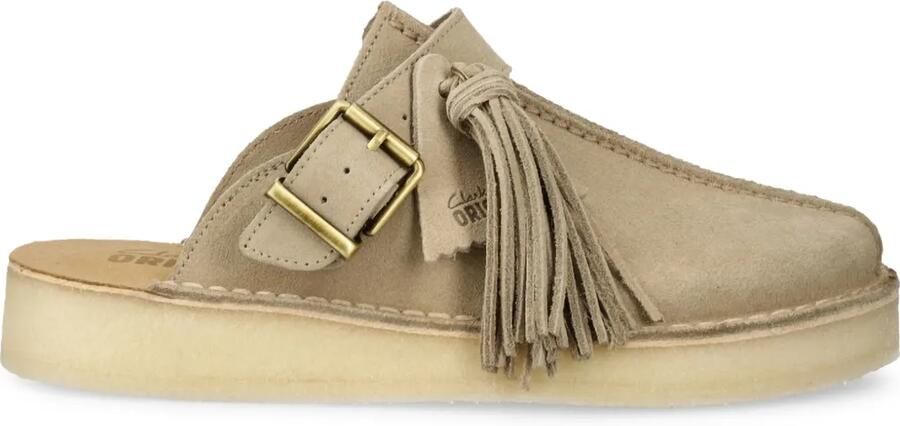 Clarks Originals Trek Mule suède slippers Beige