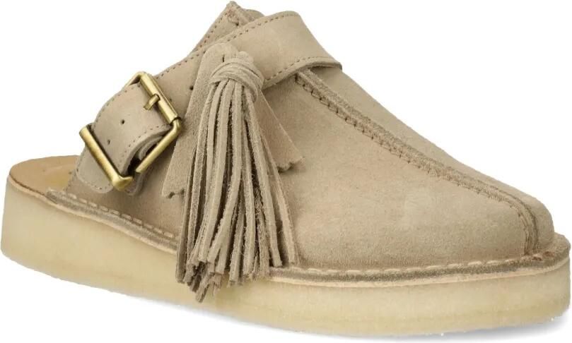 Clarks Originals Trek Mule suède slippers Beige - Foto 3