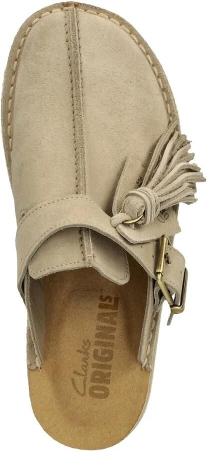 Clarks Originals Trek Mule suède slippers Beige - Foto 4