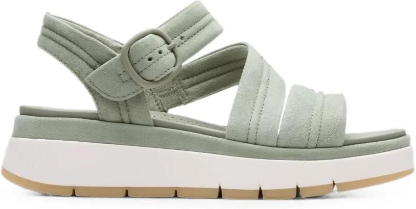 Clarks Originals Tuscan suède sandalen met bandje Groen