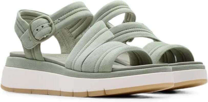 Clarks Originals Tuscan suède sandalen met bandje Groen - Foto 2
