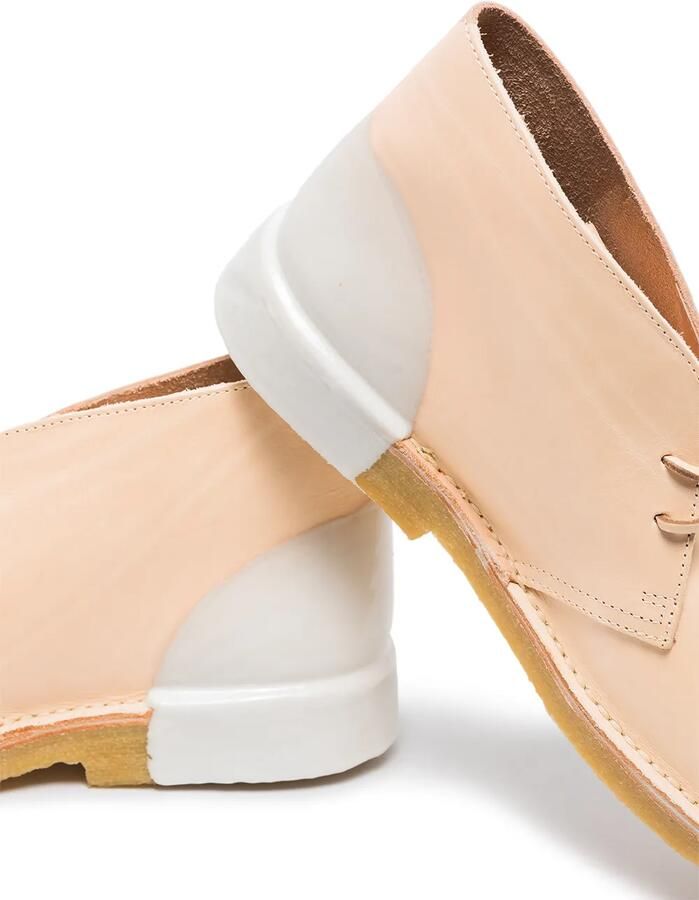 Clarks Originals Tweekleurige desert laarzen Beige - Foto 2