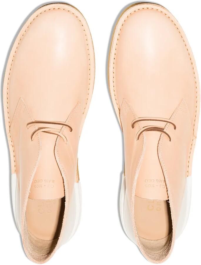 Clarks Originals Tweekleurige desert laarzen Beige - Foto 3