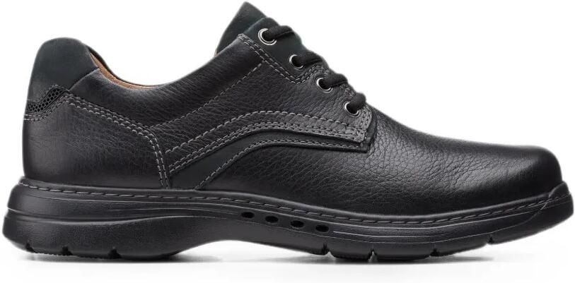 Clarks Originals Un Brawley Pace schoenen van bewerkt leer Zwart