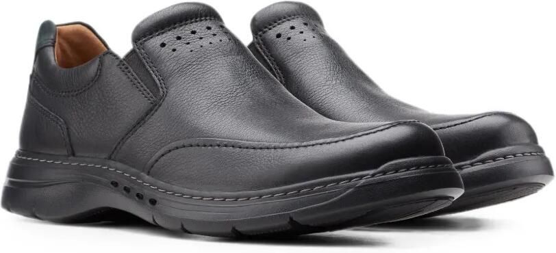 Clarks Originals Un Brawley Step leren schoenen Zwart - Foto 2