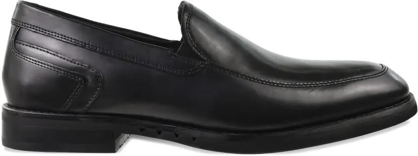 Clarks Originals Un Hugh Step leren loafers Zwart