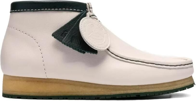 Clarks Originals Walla leren desert boots Wit