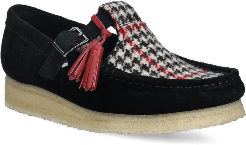 Clarks Originals Wallabe T-Bar loafers Zwart