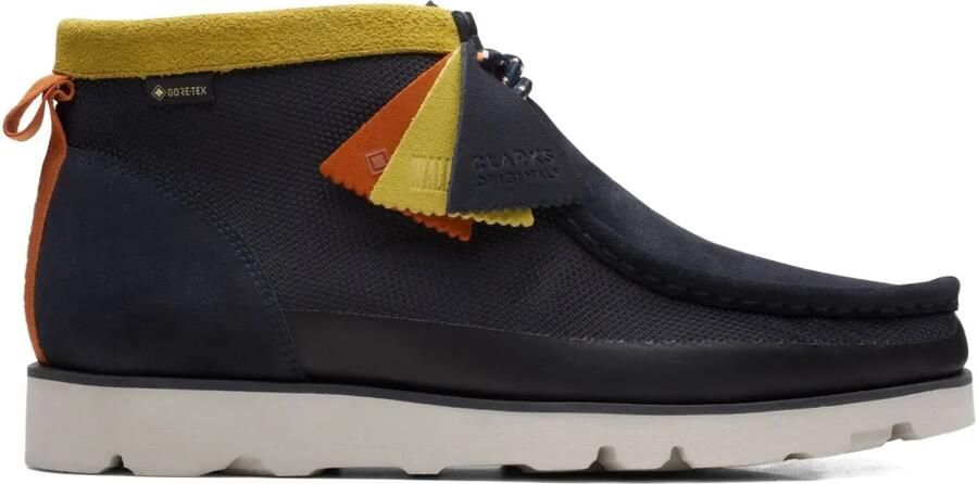 Clarks Originals Wallabee 2.0 "Black Yellow" desert boots Blauw