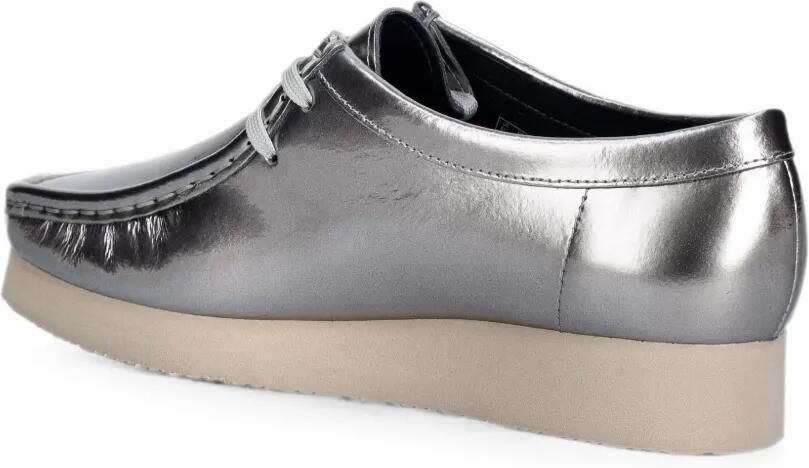 Clarks Originals Wallabee 2604 lakleren mocassins Zilver - Foto 2