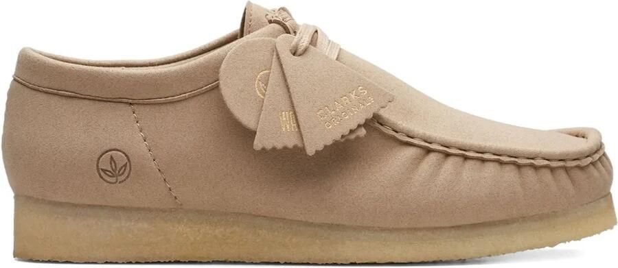 Clarks Originals Wallabee "Biege" derby schoenen Beige
