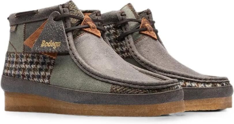 Clarks Originals Wallabee Boot desert boots met patchwork Grijs - Foto 2