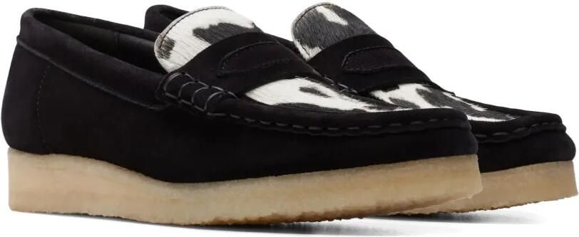 Clarks Originals Wallabee "Cow Print Hairon" loafers Zwart - Foto 2