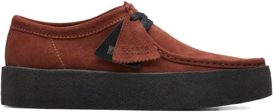 Clarks Originals Wallabee Cup "Burgundy" veterschoenen Rood