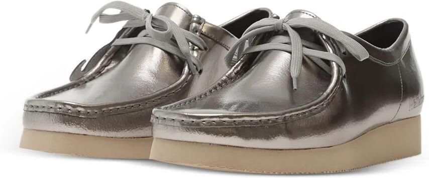 Clarks Originals Wallabee Day lakleren schoenen Zilver - Foto 3