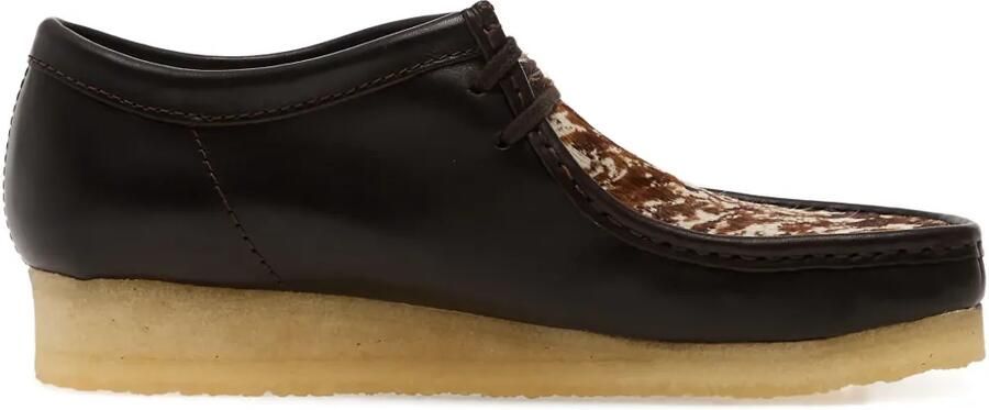Clarks Originals Wallabee derby schoenen Bruin