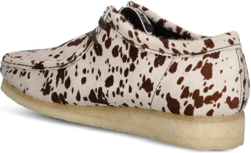 Clarks Originals Wallabee derby schoenen met koeienprint Wit - Foto 2