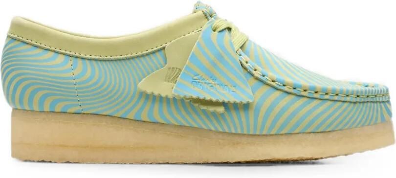 Clarks Originals Wallabee derby schoenen met print Blauw