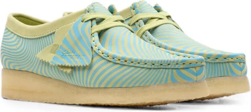 Clarks Originals Wallabee derby schoenen met print Blauw - Foto 2