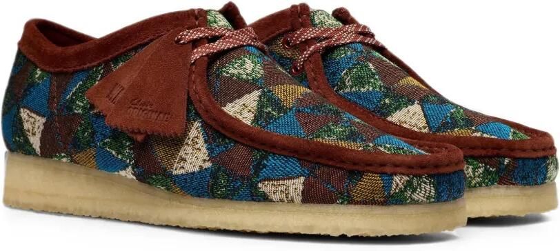 Clarks Originals Wallabee desert boots met geometrisch patroon Bruin - Foto 2