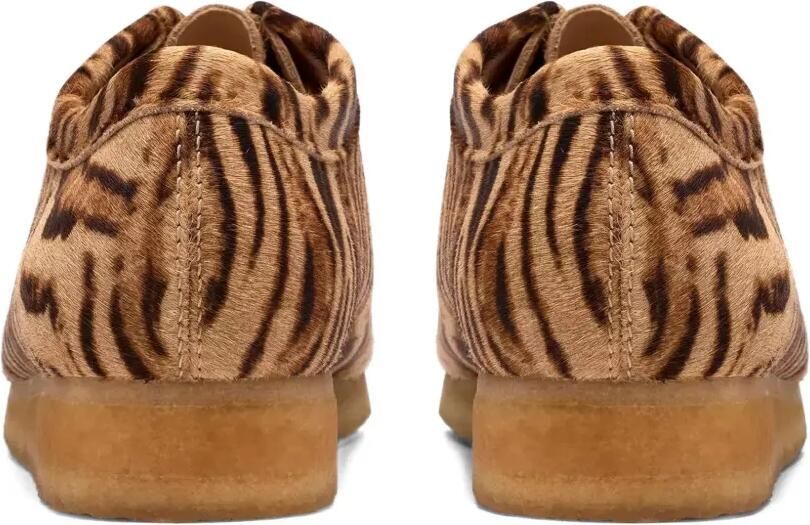 Clarks Originals Wallabee desert boots met tijgerprint Bruin - Foto 3