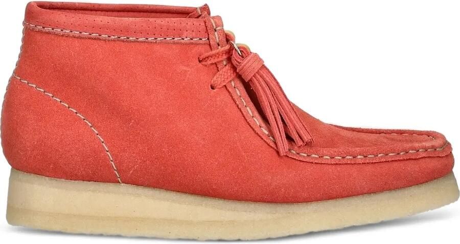 Clarks Originals Wallabee desert boots verfraaid met kwastje Oranje