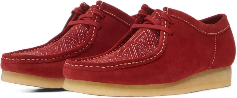 Clarks Originals Wallabee embroidered loafers Rood - Foto 3