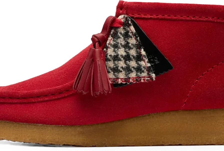 Clarks Originals Wallabee enkellaarzen met kwastje Rood - Foto 2