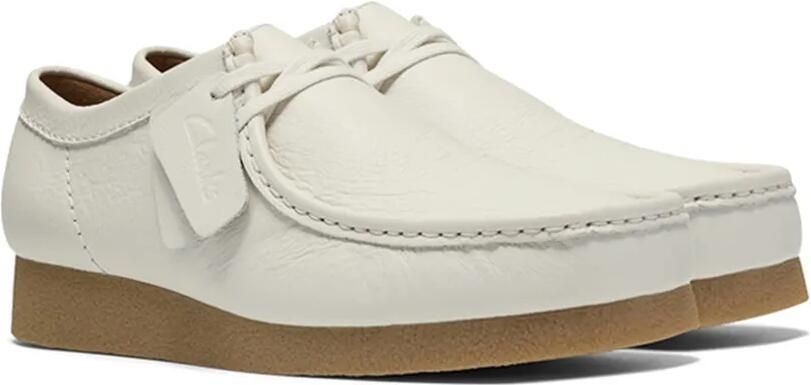 Clarks Originals Wallabee EVO leren derby schoenen Wit - Foto 2