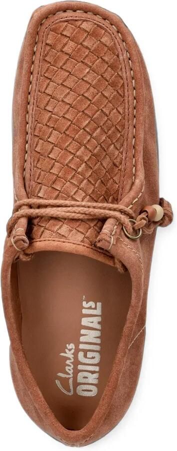 Clarks Originals Wallabee geweven loafers Bruin - Foto 4