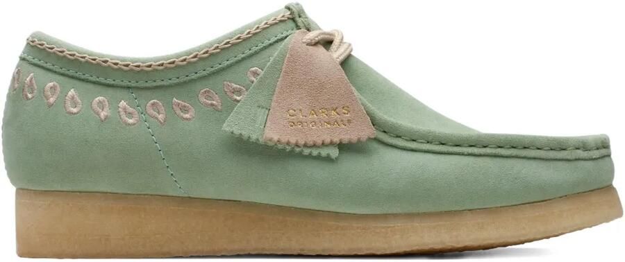 Clarks Originals Wallabee "Green" loafers Groen