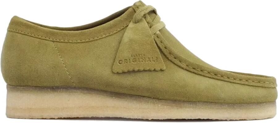 Clarks Originals Wallabee "Khaki Suede" desert boots Groen