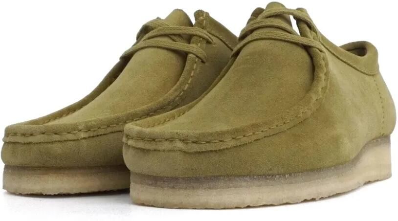 Clarks Originals Wallabee "Khaki Suede" desert boots Groen - Foto 2