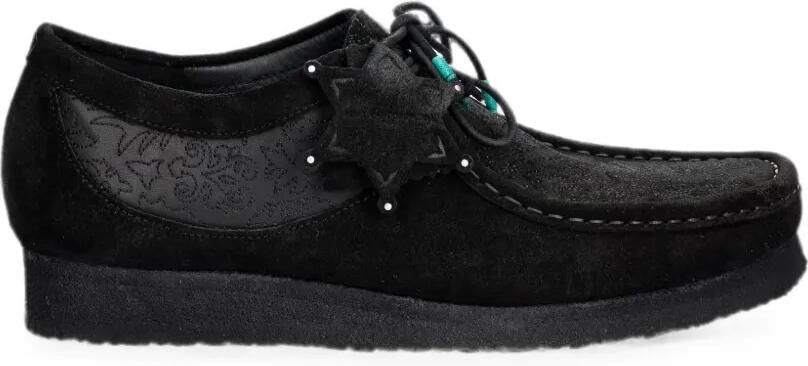 Clarks Originals Wallabee laarzen met borduurwerk Zwart
